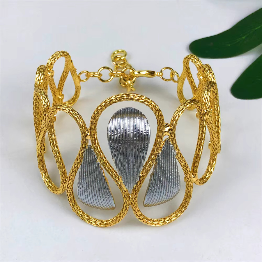 ESALE Schmuckset, 18K Vergoldet, Gold, Damen - Bild 2