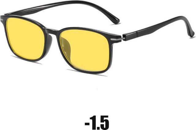 NAPAGE Global Glasses Nachtsicht-Fahrbrille, Vollrand, square, plastic, unisex, yellow - Bild 1