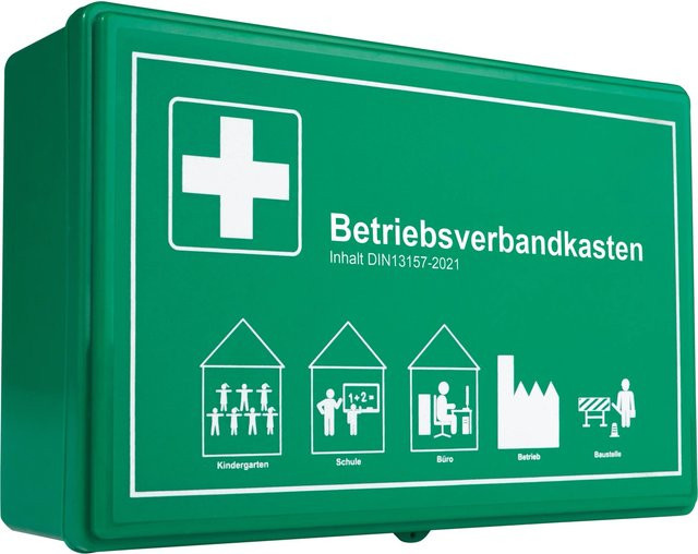 Walser Betriebsverbandkasten aus Kunststoff in Grün - Bild 1