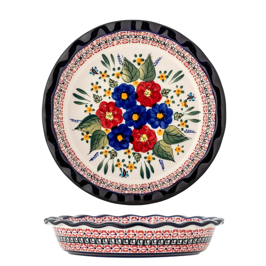 Bloomingville Keramikschale Florist in Rot, Durchmesser: 26 cm - Bild 1