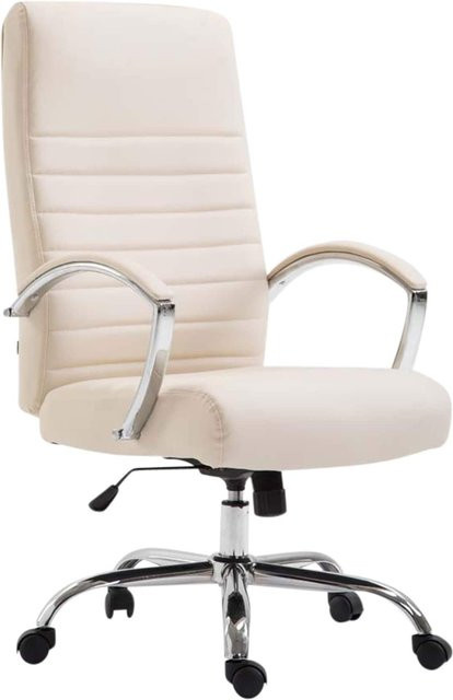 CLP Bürostuhl Valais ergonomisch aus Kunstleder mit Armlehnen und Rollen, Belastbarkeit bis 136 kg - Bild 1