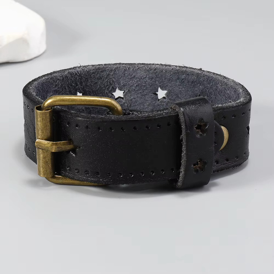 VOQ Armband Rindsleder, Schwarz, Herren - Bild 2
