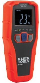 Klein Tools ET140 Digitales Materialfeuchtemessgerät mit EMF-Technologie in Orange (Messbereich 0–100%) - Bild 1