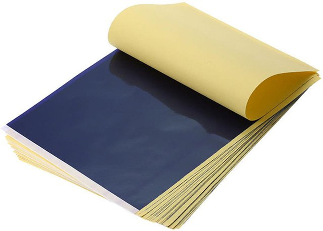 Koogeelife Tattoo Transferpapier A4 Transparent Wiederverwendbar 100 Stück - Bild 1