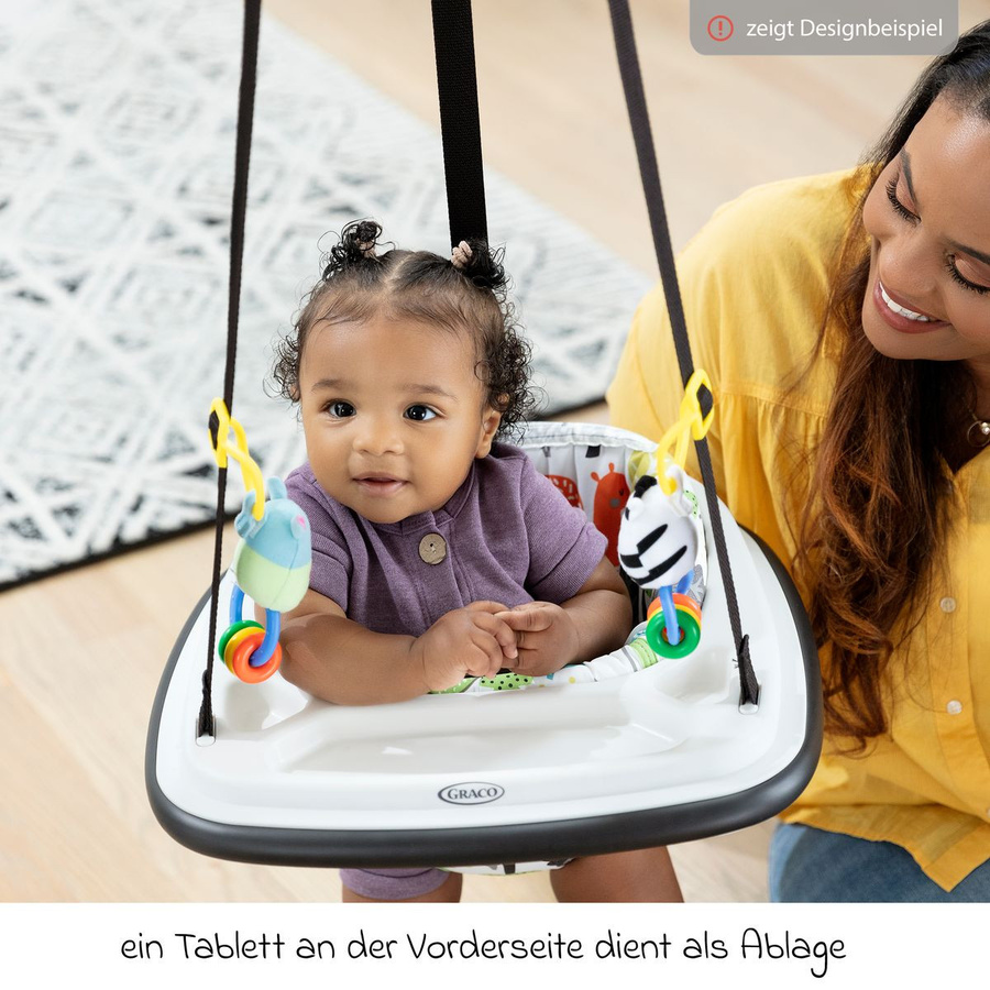 Graco Bumper Jumper Up & Away Türhopser mit abnehmbarem Spielzeug in Weiß - Bild 3