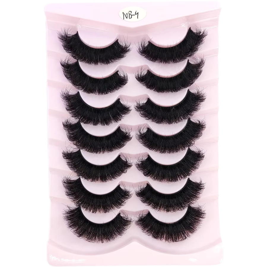 AMSDCN Kunstwimpern, 5/7 Paar, Black, Unisex - Bild 3