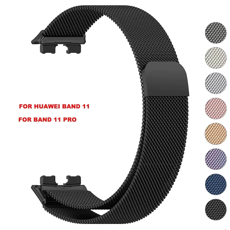 CHIICSMART Uhrenarmband Milanese, Edelstahl, Huawei Band 11 NFC - Bild 5