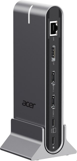 Acer 15-in-1 USB Type-C Dockingstation mit Ethernet/LAN und 8K Unterstützung in Silbergrau - Bild 1