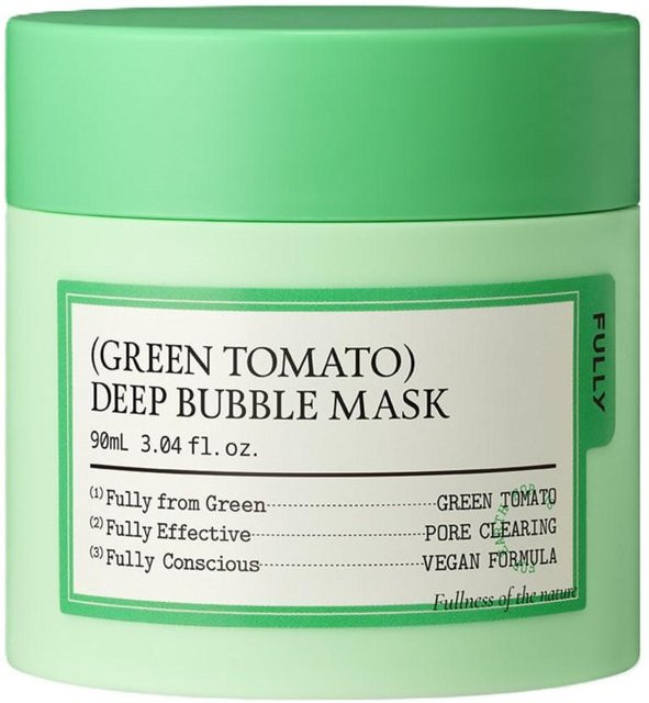 FULLY Green Tomato Deep Bubble Mask, 90 ml, Vitamin C, Gesicht - Bild 1