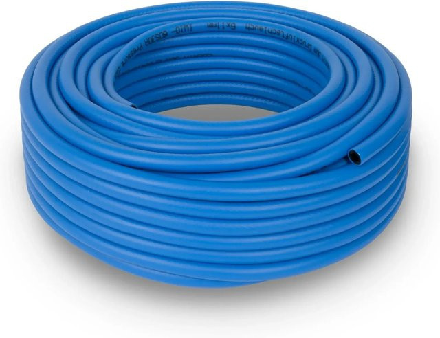 Eberth Druckluftschlauch Blau, Länge: 30 m, Durchmesser: 6 mm x 11 mm, 20 Bar - Bild 1