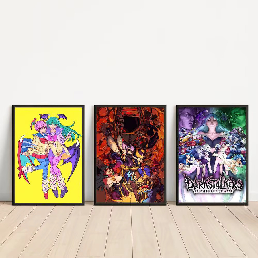 Darkstalkers Klassisches Vintage-Poster als Wanddekoration in Mehrfarbig für Zuhause, Bar oder Café - Bild 2