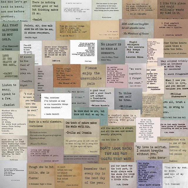 60 Stück Fashnics Aufkleber mit berühmten Zitaten im Retro-Philosophie-Stil, wasserfeste PVC Sticker in Multicolour für Handy, Wand und Scrapbook - Bild 1