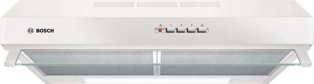 Bosch Serie 4 DUL63CC20 Unterbau-Dunstabzugshaube in Weiß mit Aktivkohlefilter und Glasfront - Bild 1