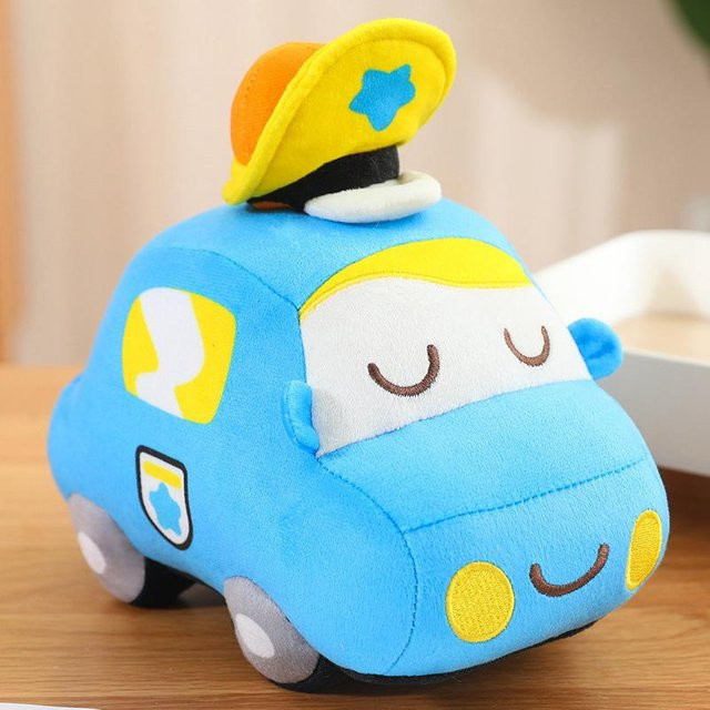 Bai Fen Bai Polizeiauto Plüschornament, Beruhigungspuppe, 20cm - Bild 1