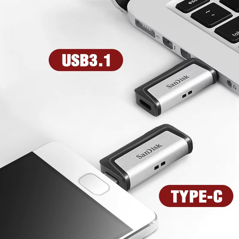 SanDisk Ultra Dual Drive USB Typ-C und Micro USB OTG Flash-Laufwerk - Bild 2