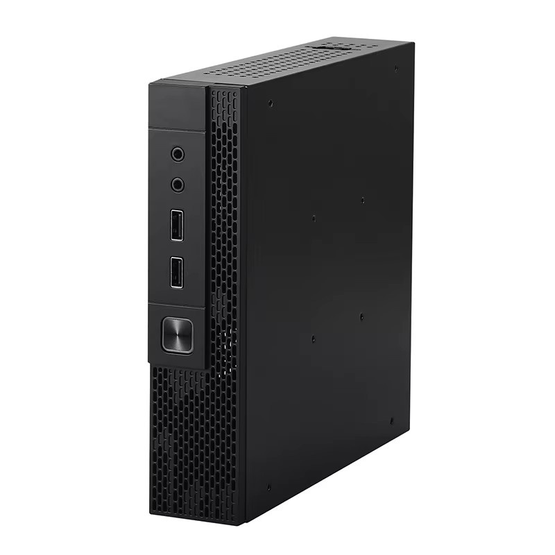 TFDP Mini-ITX HTPC Gehäuse für PC und Überwachungsserver in Schwarz - Bild 2