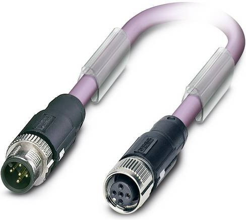 Phoenix Contact 1518151 Sensor-Aktor-Datensteckverbinder M12 Stecker gerade Buchse gerade 2-polig 10,00 m - Bild 1