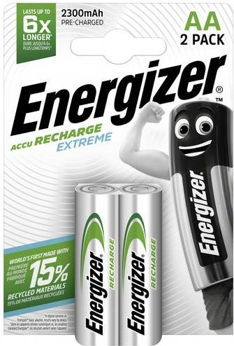 Energizer Extreme AA Mignon Akku NiMH 2300 mAh 1.2V 2er-Pack - Bild 1