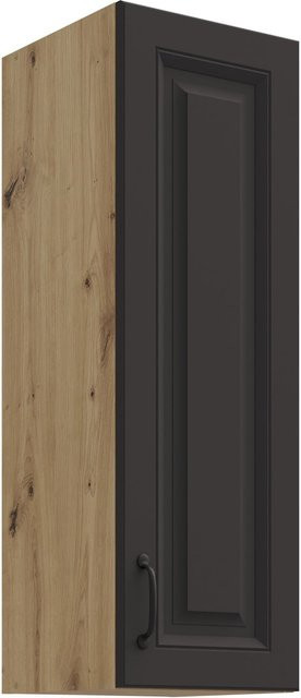 Hängeschrank Stilo Landhaus Grau Eiche Artisan Höhe: 90 cm, Breite: 30 cm - Bild 1