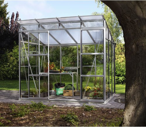 VITAVIA Gewächshaus Freya Plus in Grün mit Aluminiumrahmen, B/H/T: 192 x 231 x 254 cm - Bild 1