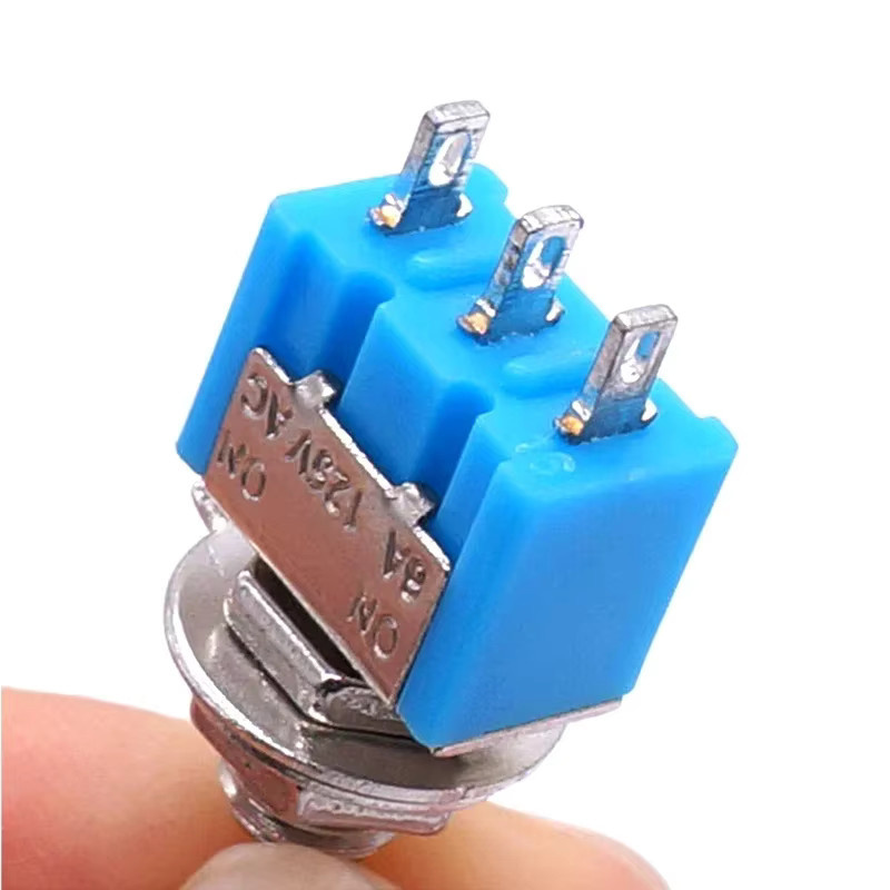 10 Stück ELECAPITAL Kippschalter MTS-102 MTS-103 3-Pin 3-Position Blau AC 125V/6A 250V/3A für DIY-Projekte - Bild 2
