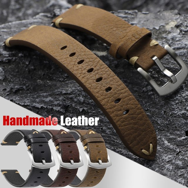 crazyband Armband, Leder, braun, Vintage, Herren und Damen - Bild 1