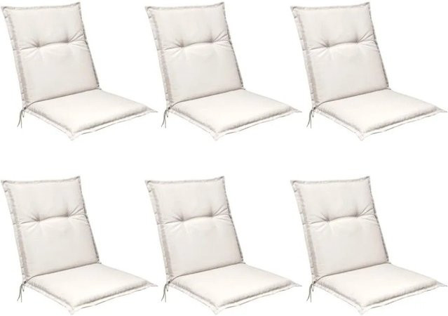 Beautissu Base NL Niederlehner Liegefläche in Natur Beige, 6-teiliges Set, B/T/H: 100 x 50 x 6 cm - Bild 1