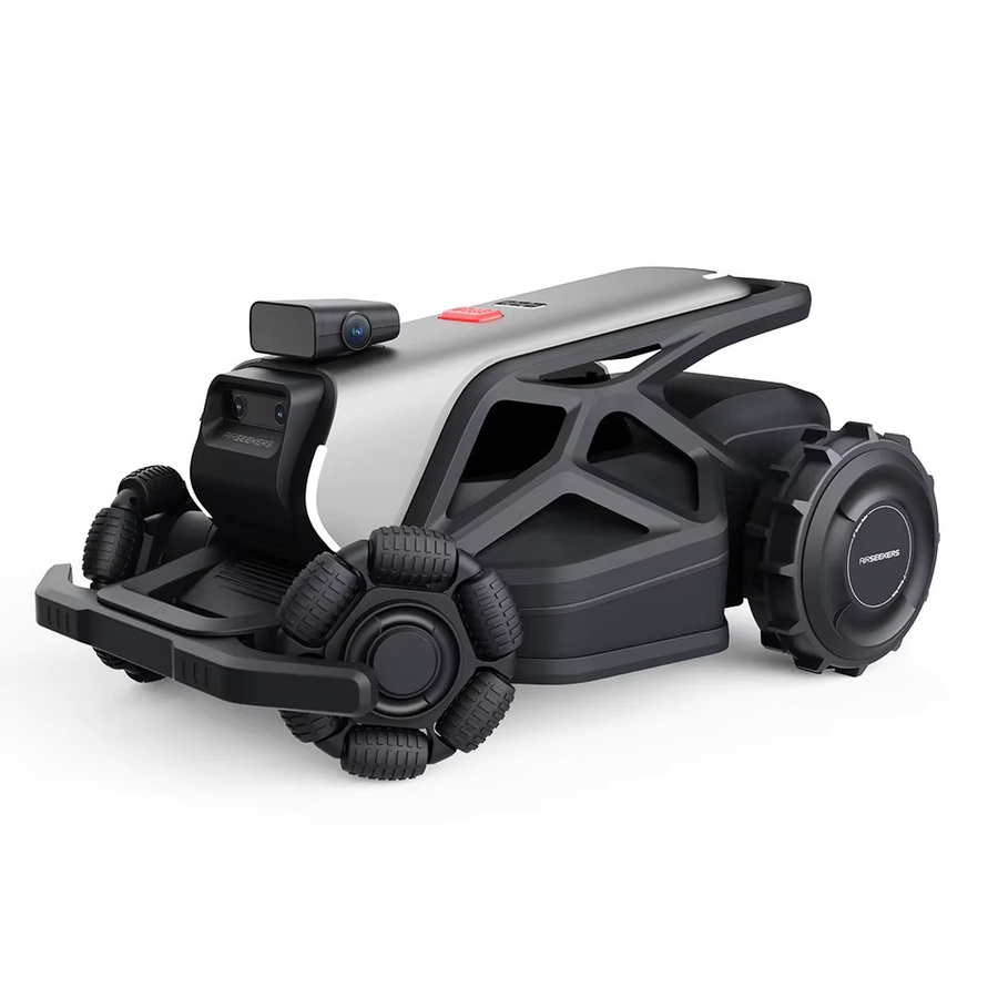 Airseekers Tron Roboter-Rasenmäher in Schwarz mit FlowCut Mulchsystem, 360 Grad Panoramanavigation, GPS und IPX6 Wasserdichtigkeit für bis zu 2400 m2 - Bild 5