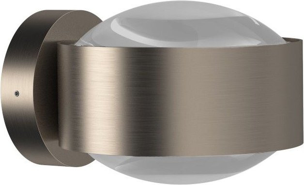 Top Light Puk Maxx Wall LED-Wandleuchte in Nickel matt mit mattem Glas und warmweißem Licht (2700K) - Bild 1