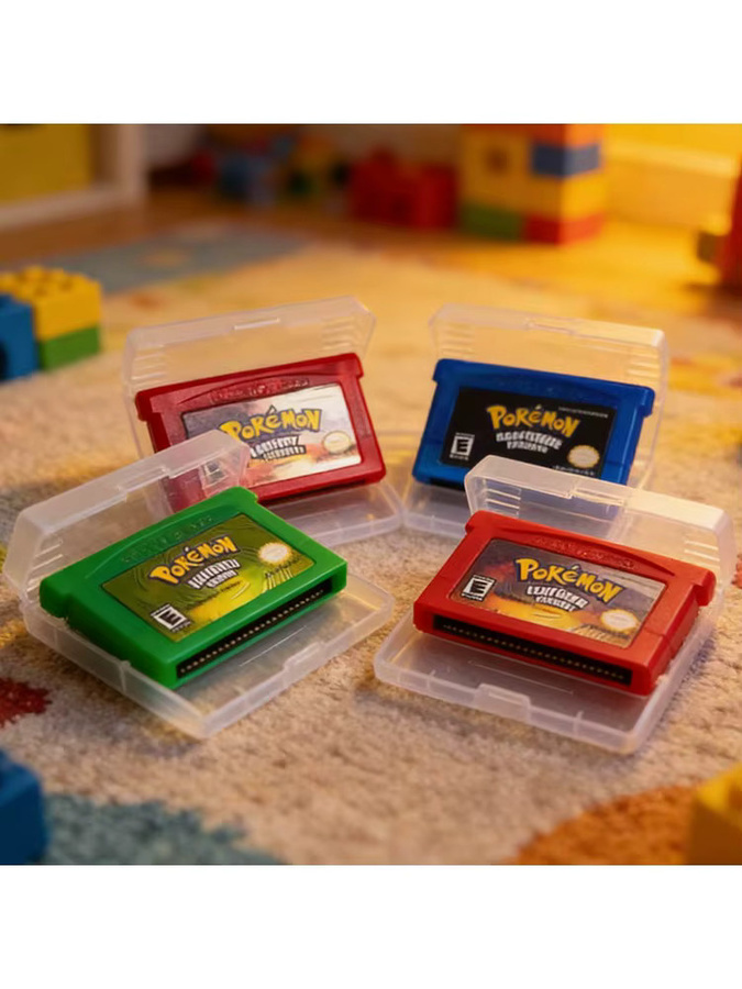 Bandai Mehrsprachige GBA-Spielkarte für Game Boy Advance Videospielkonsolen mit Pokemon FireRed Emerald LeafGreen Ruby Sapphire Rollenspiel Modul in Multicolor - Bild 4