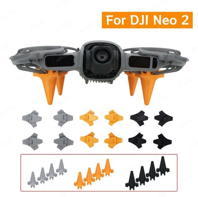 DJI NEO 2 Fahrwerk Schutzbeine mit Schnellverschluss-Halterung zur Drohnen-Körperunterstützung - Bild 1