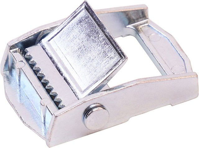ACRDK Gurtbandspanner aus Edelstahl mit Nockenklappenschnalle in Schwarz für 25 mm und 38 mm Gurtband - Bild 1