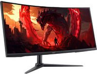 Acer Nitro XZ340CURW0 Gaming-Monitor mit 34 Zoll QHD 1440p VA-Panel, 240 Hz, Schwarz - Bild 1