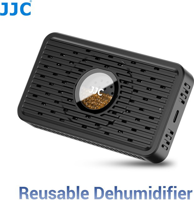 JJC Wiederverwendbarer elektronischer Luftentfeuchter in Schwarz für DSLR-Mikroskope und Kamerazubehör - Bild 1