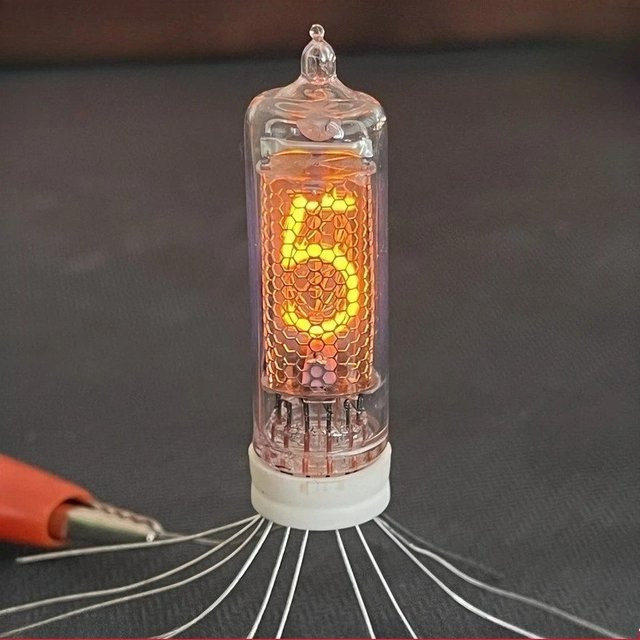 MLHJ Glow Tube DIY Uhr mit IN16 kleinen Glow Tubes für deine eigene Glow Clock - Bild 1