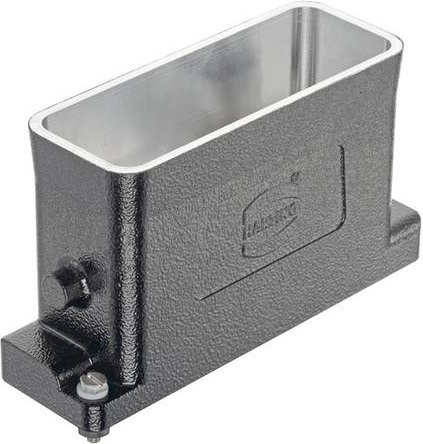 HARTING Tüllengehäuse 09 40 024 0454 09400240454 aus Aluminium in Grau - Bild 1