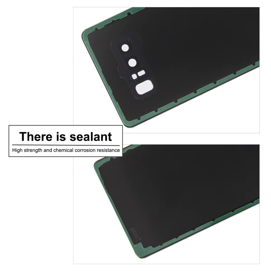 Samsung Galaxy Note 8 N950 N950F N9500 Ersatz Rückseite Rückabdeckung mit Klebstoff in Gold oder Schwarz - Bild 4