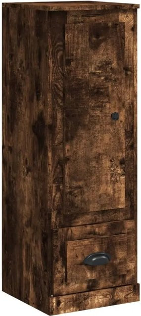 vidaXL Highboard Räuchereiche Braun aus Holzwerkstoff B/T/H: 36 x 35,5 x 103,5 cm - Bild 1