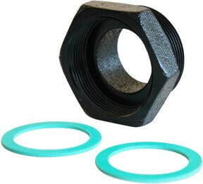 Wilo Gewindepassstück R 7 aus Messing in Grau, DN 25x1 1/2"x2" AGx20, GG - Bild 1