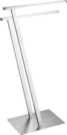 Wenko Handtuchständer Lirio in Silber, B: 76,5 cm, T: 20 cm, H: 40 cm - Bild 1