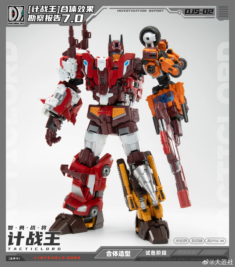 CRAFTSMAN TOYS Computron DJS-02A DJS02A DJS-02B DJS-02C DJS02BC Nosecone DJS-02DE C Set, Actionfigur, Weltraum - Bild 2