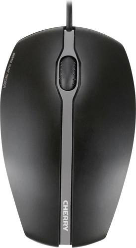 Cherry Gentix Silent USB Maus in Schwarz mit 1000 dpi und 3 Tasten - Bild 1