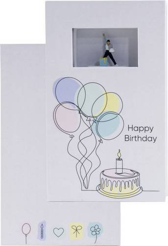 Handbemalte NOCH Geschenkbox Happy Birthday - Bild 1