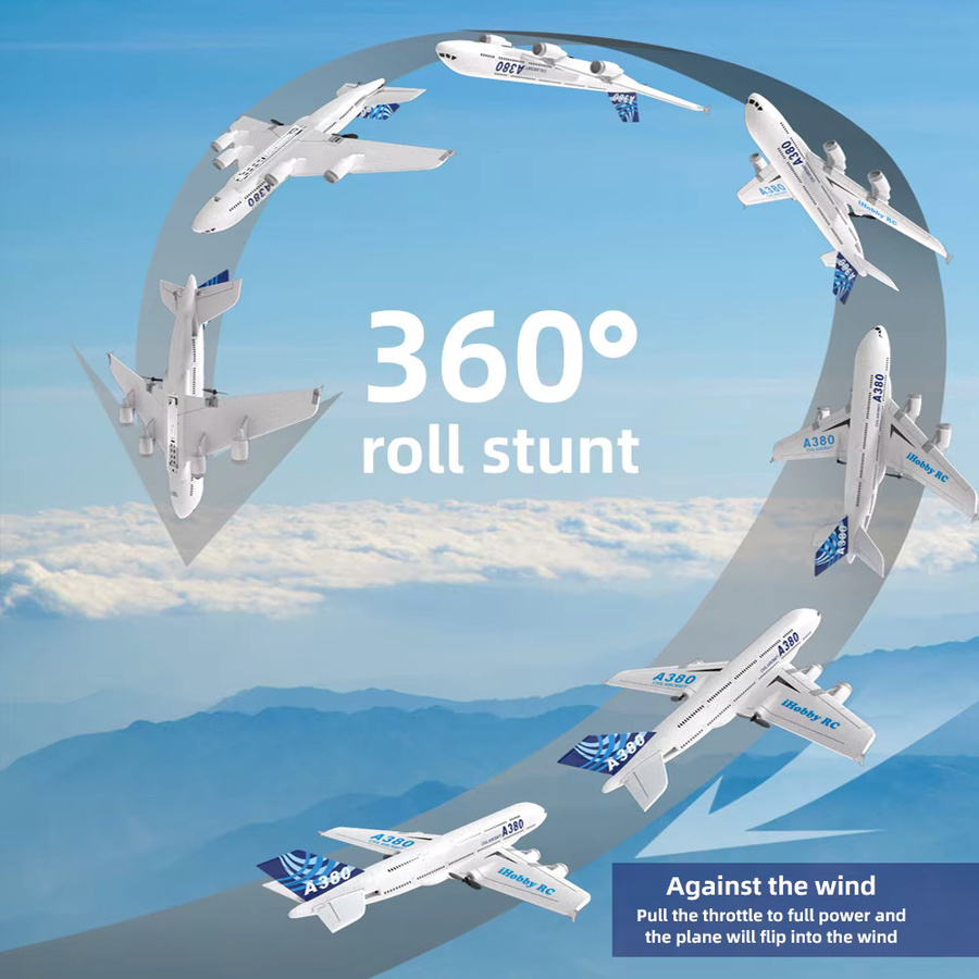CONUSEA A380 RC Flugzeug, EPP Schaum, 2,4G, Outdoor Spielzeug - Bild 2