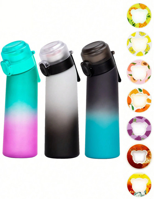 YOCITY Farbverlaufs-Wasserflasche mit Bärenform in Multicolour, 0,75 l - Bild 1