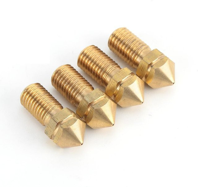 Ultimaker UM3 Extruder Messingdüse 0,4 mm für 3,0 mm Filament in Gold/Braun - Bild 1