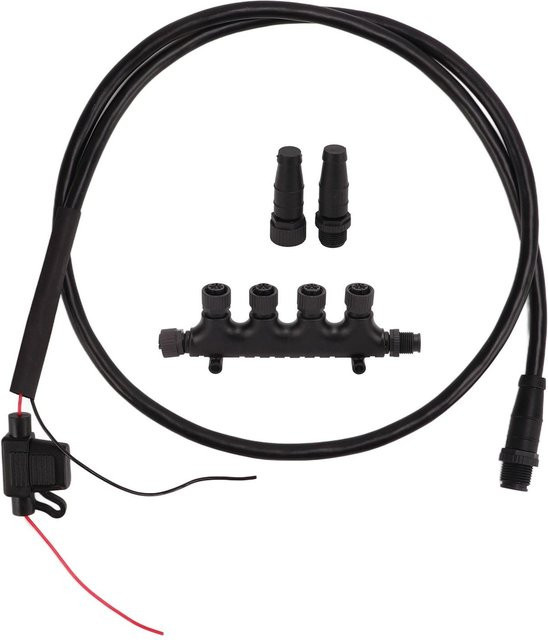 VehicleKit NMEA 2000 Backbone-Drop-Kabel, 5-polig, IP67 wasserdicht, schwarz - Bild 1