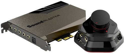 Creative Sound Blaster AE-7 PCIe Soundkarte mit externer Lautstärkenregelung in Schwarz - Bild 1