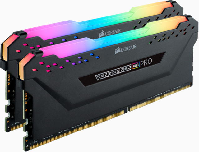 Corsair Vengeance RGB PRO DDR4 RAM Kit 32GB (2 x 16GB) 3200MHz CL16 in Schwarz mit Multicolour RGB Beleuchtung - Bild 2