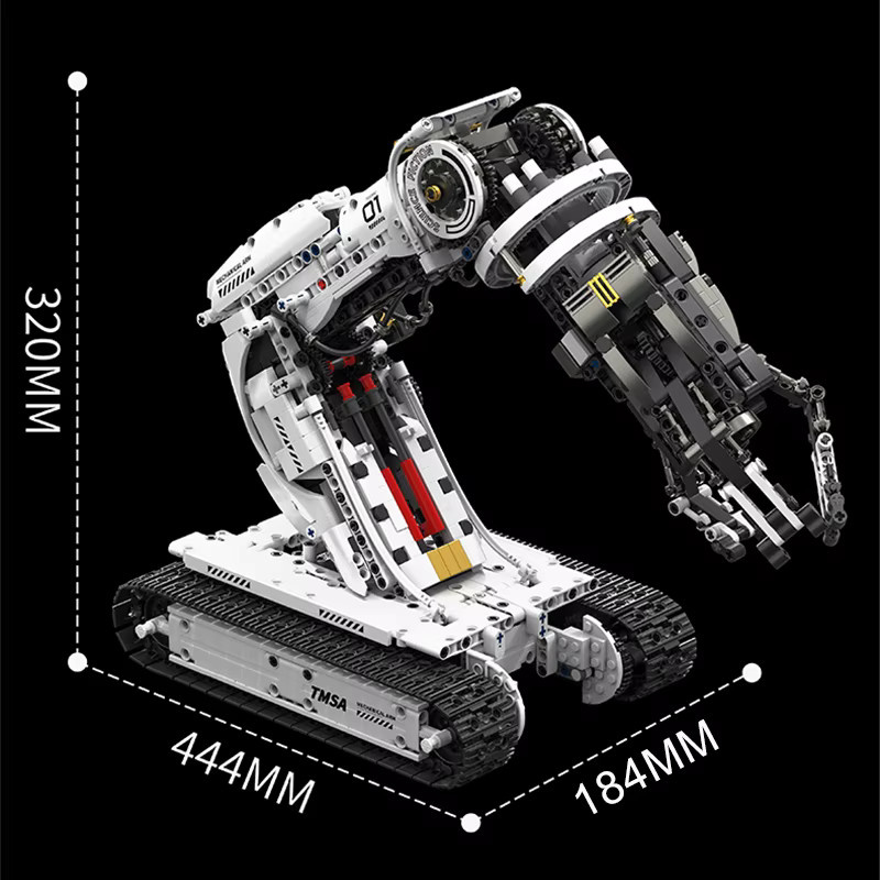 FINGERROCK Programmierbarer Roboterarm, Baukasten, Weltraum, 1512 Teile, ab 8 Jahren - Bild 4
